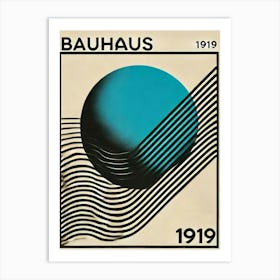 Bauhaus exhibition 1921 poster Art Print