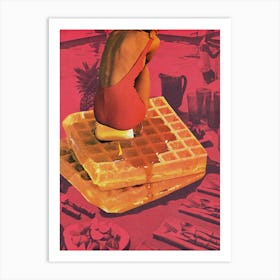 WAFFLE by Beth Hoeckel Art Print