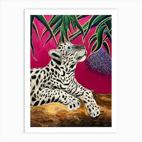 Leopard In The Jungle Art Print