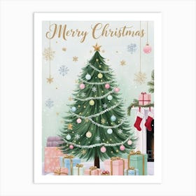 Merry Christmas 10 Art Print