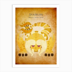 Diablos Vintage Art Print