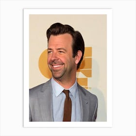 Jason Sudeikis Retro Collage Movies Art Print