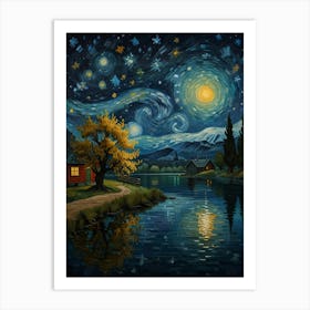 Starry Night 45 Art Print