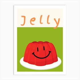 Jelly Green Art Print