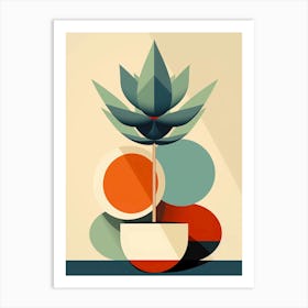 Plant In A Pot Art Print