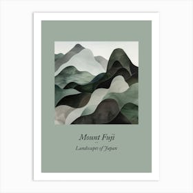 Landscapes Of Japan Mount Fuji 30 Art Print