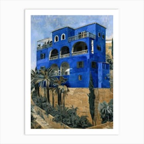 Blue House 8 Art Print