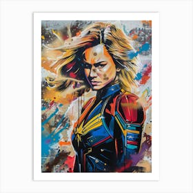 Captain Marvel 2 Art Print