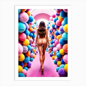 Fluff Candy Dreams (NSFW) Art Print