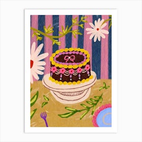 Birthday Cake 4 Art Print