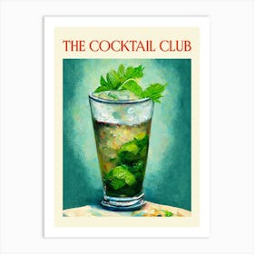 The Cocktail Club Mojito Art Print
