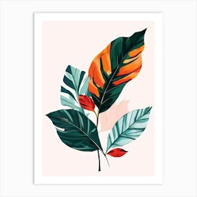 Tropical Leaves 9 Art Print