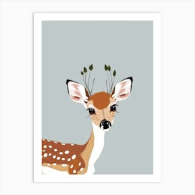 Deer Canvas Print 8 Art Print