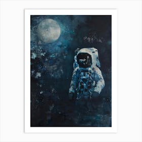 'Astronaut In Space' 1 Art Print