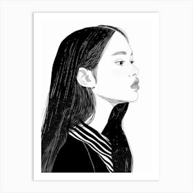 Asian Girl 63 Art Print