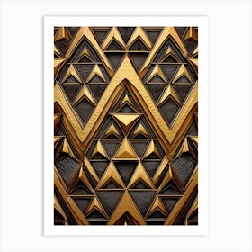 Geometric Pattern Illustration 8 Art Print