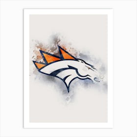 Denver Broncos Painting Art Print
