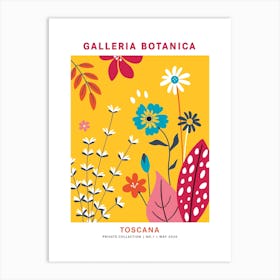 Galleria Botanica Toscana Art Print