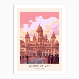 Mysore Palace, India 2 Travel Poster Art Print