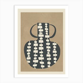 Tribal Pot 2 Art Print