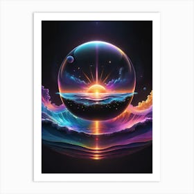 Psychedelic Painting 5 Art Print