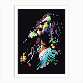 Robert Plant WPAP Art Print