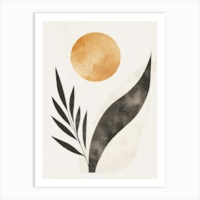 Sun And Leaves 2 Art Print