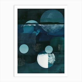 Blue Moon 1 Art Print