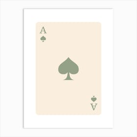 Ace Of Spades 16 Art Print