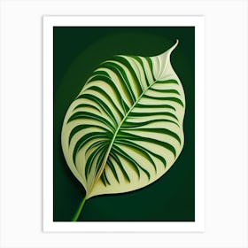 Cardamom Leaf Vibrant Inspired Art Print