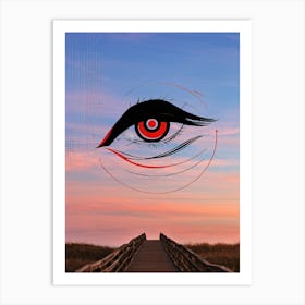 Ojo En El Cielo Art Print