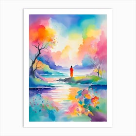 Buddhist Monk Art Print