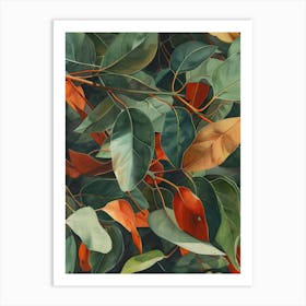 Eucalyptus Leaves 13 Art Print