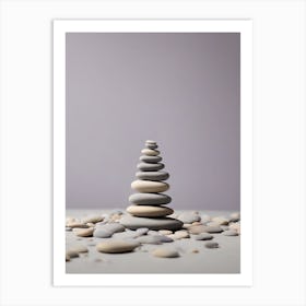 Zen pebbles Art Print