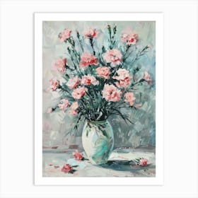 A World Of Flowers Carnation 2 Painting Art Print
