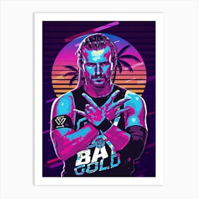 Adam Cole 80s Retro Art Print