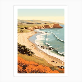 Apollo Bay Beach Australia Golden Tones 2 Art Print