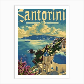 Santorini Art Print