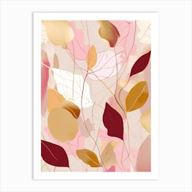 Abstract Leaves 20 Art Print