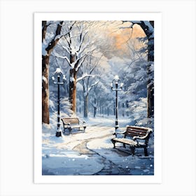 Winter Park Art Print