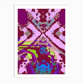 Abstract Psychedelic Painting 6 Art Print