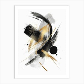 Abstract Brushstrokes Canvas Print 15 Art Print