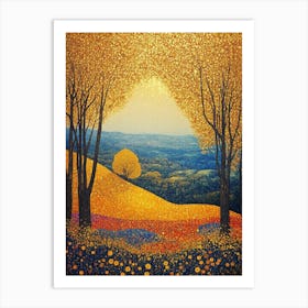 Golden Fields 1 Art Print