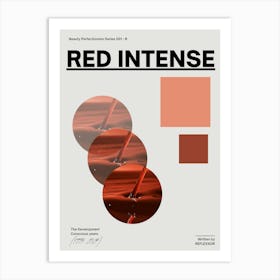 Red Intense B (30 X 40 In) Art Print