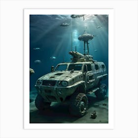 USO: A Very Very Strange Sea-Reimagined 17 Art Print