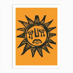 Sun With Tears Art Print