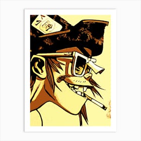 gorillaz 1 Art Print