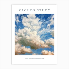 Study Of Clouds Charleston, Usa Art Print