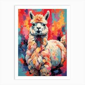 Vivid Alpaca Art Print