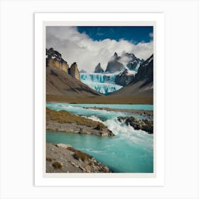 Chilean Glacier 1 Art Print